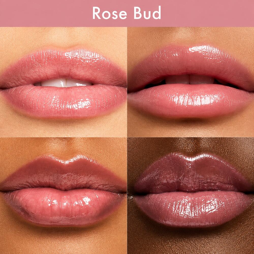 Summer Fridays Dream Lip Oil Rose Bud ✨ Sheer Cool Pink Hydrating Gloss NIB - Picture 4 of 8